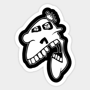 Skull X3 {DARK shirts} Sticker